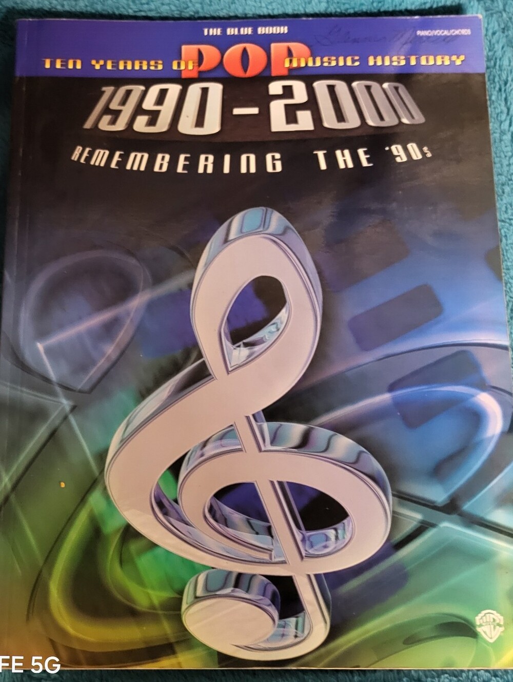 Music Book remembering The 90's